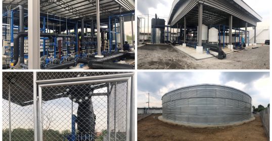 Year : 2020 Project : CP meiji เครื่องกรองน้ำ ระบบ UF/RO สำหรับโรงานซีพีเมจิ จังหวัดสระบุรี System : UF : Ultrafiltration RO : Reverse Osmosis Capacity : 150 cu.m/Hr. Location : Nongkhae, Saraburi